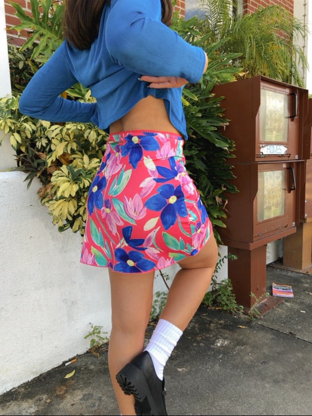 Princess Polly Tropic Bloom Mini Pink Floral Skirt US 6